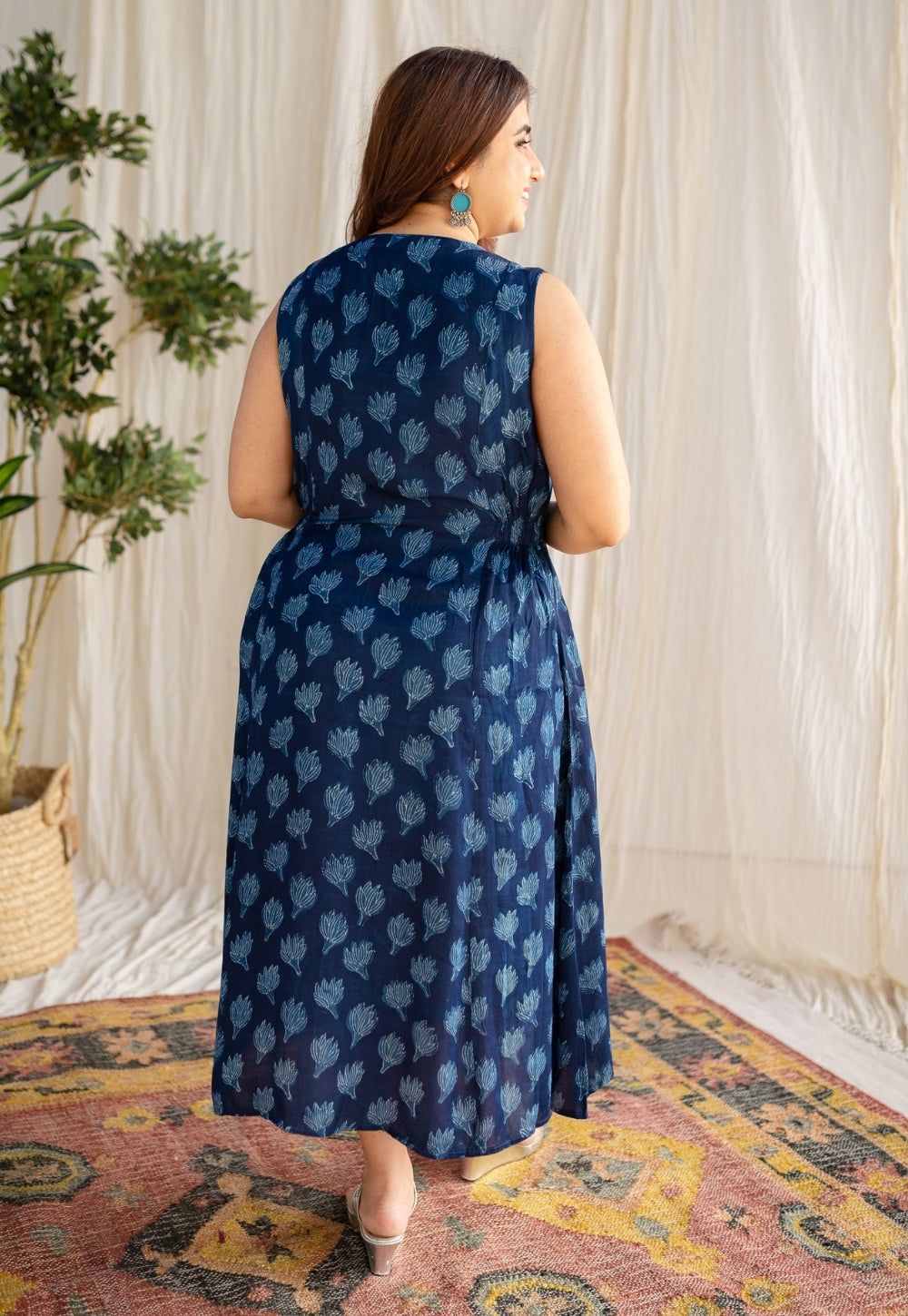 Izma Dabu Modal Silk Dress