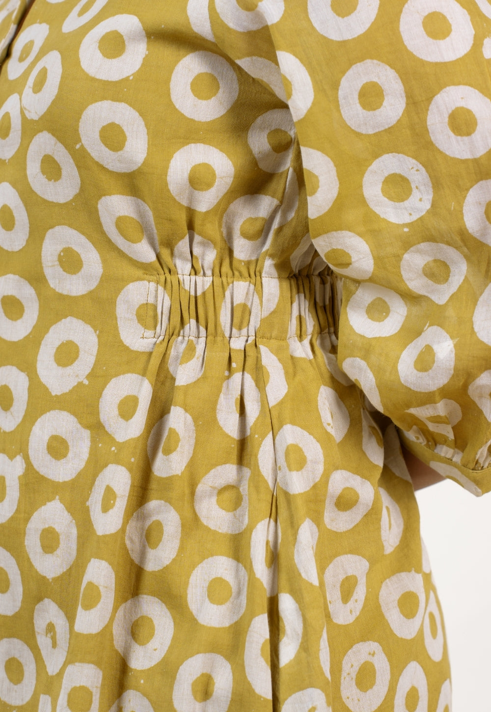 Aniza Green Batik MulMul A Line Dress