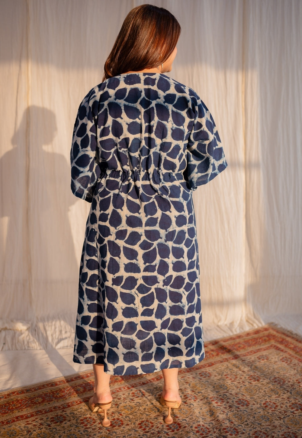 Priam Dabu Slub Cotton Dress