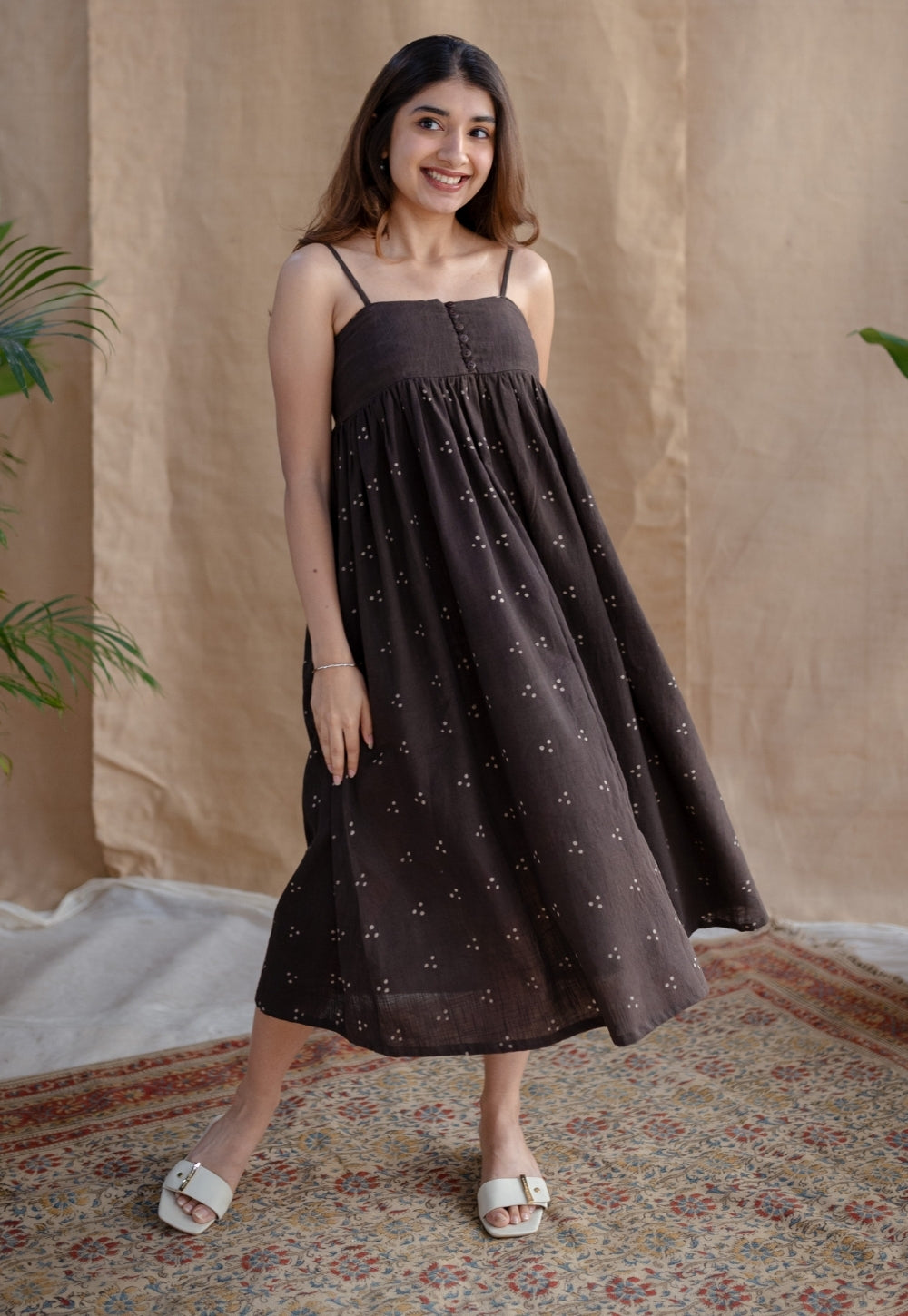 Hannah Dabu Slub Cotton Dress