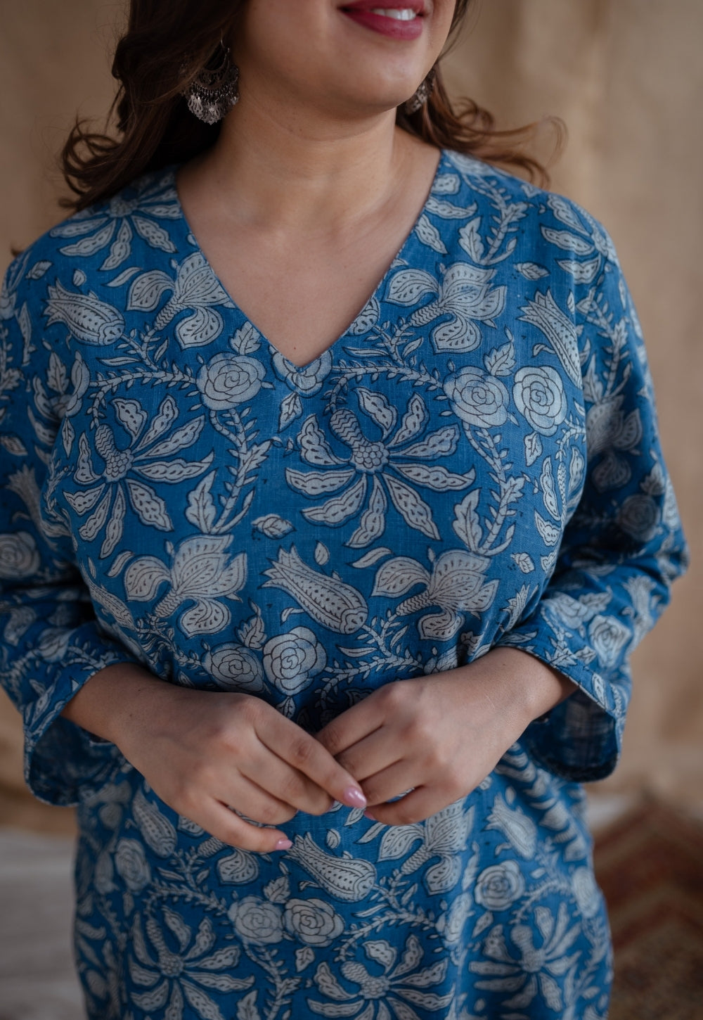 Sahar Dabu Slub Cotton Top
