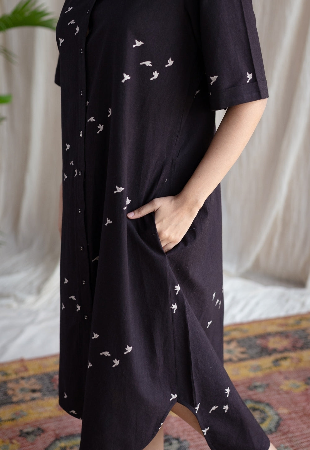 Moonlight Jaipur Ajrakh Cotton Dress