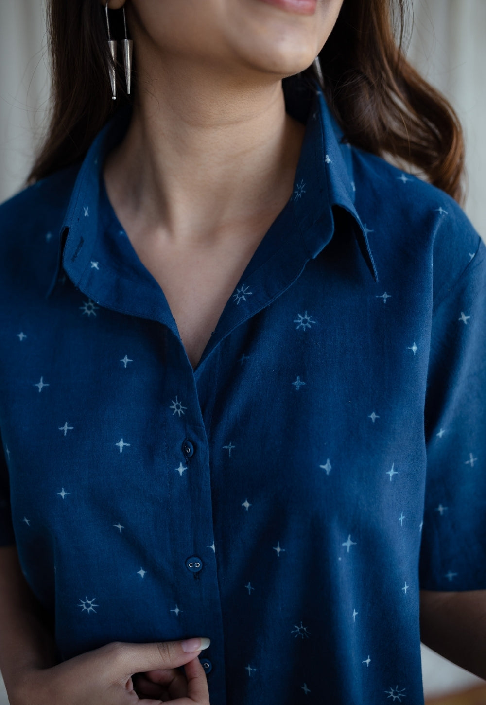 Shaivi Ajrakh Cotton Shirt