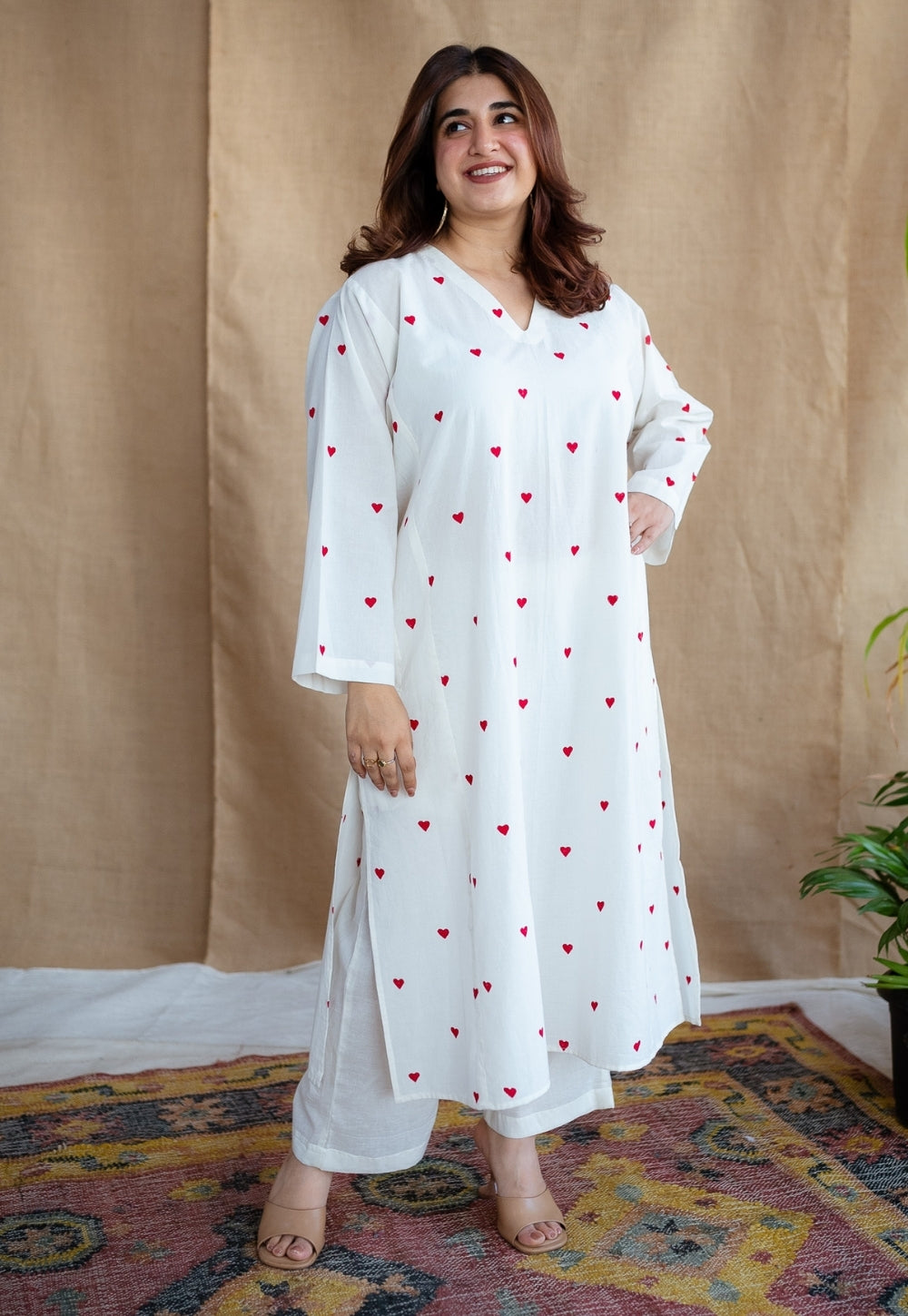 Ritika Block Printed Cotton Jhabbha Kali Kurta