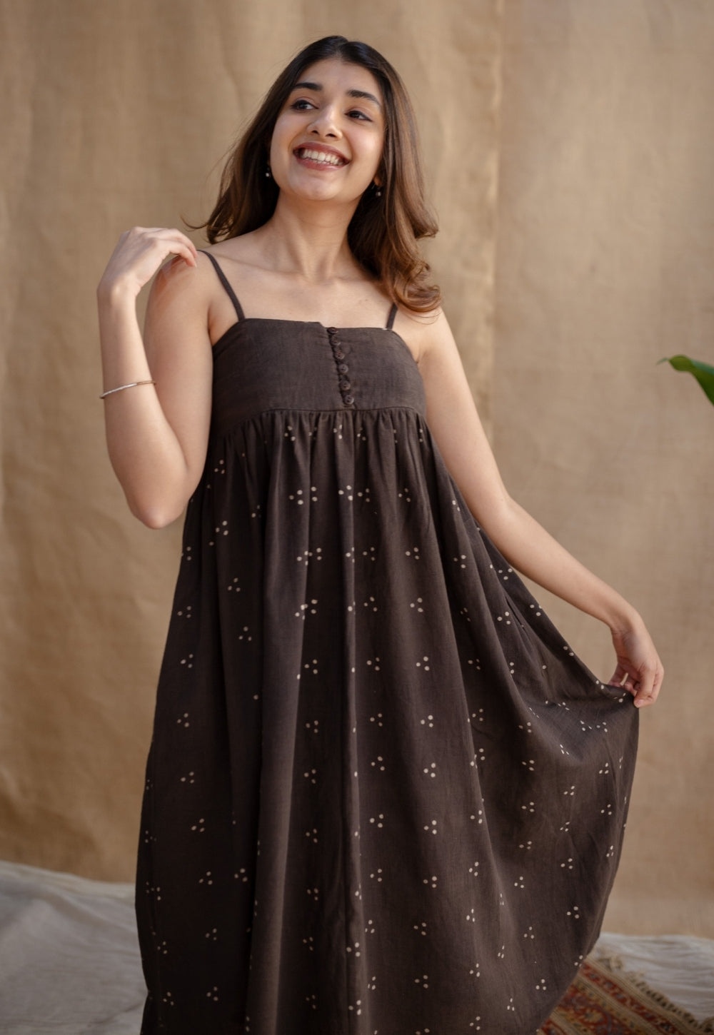 Hannah Dabu Slub Cotton Dress