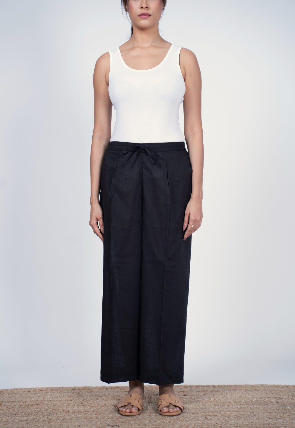 Ayushi Slub Cotton Straight Pant