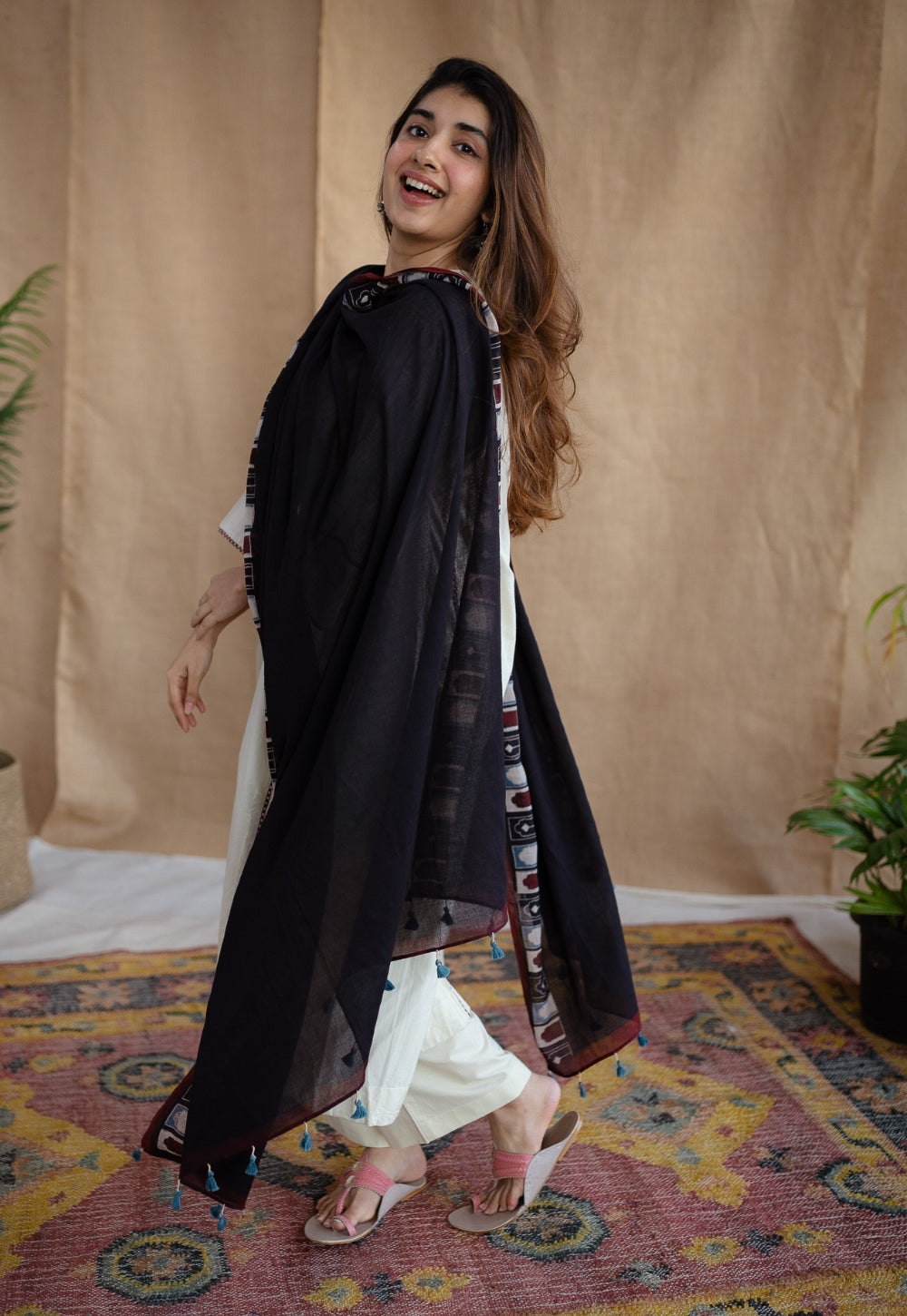 Jaipur Jharoka MulMul Cotton Dupatta