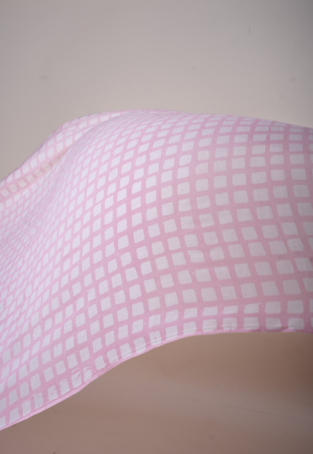 Pink Box Batik Handblock Printed Mul Fabric