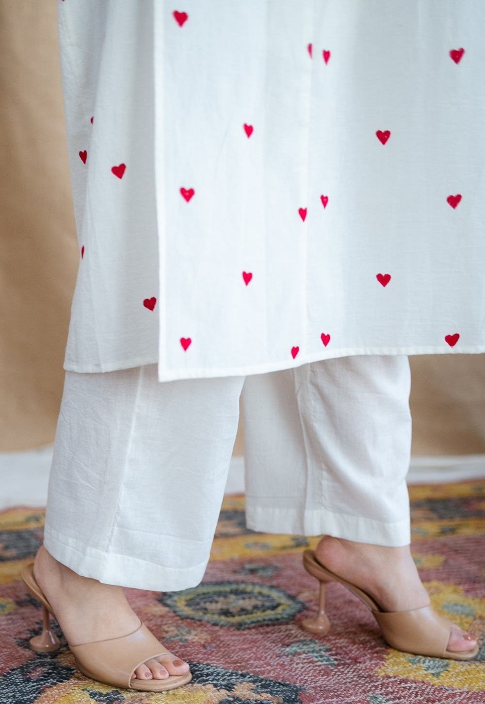 Ritika Block Printed Cotton Jhabbha Kali Kurta