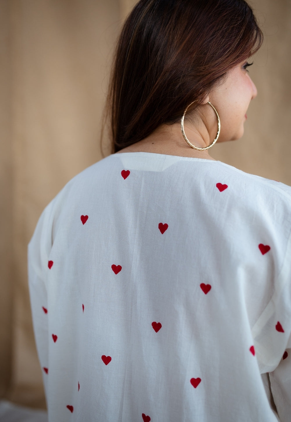 Ritika Block Printed Cotton Jhabbha Kali Kurta