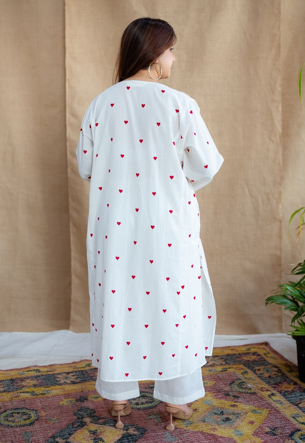 Ritika Block Printed Cotton Jhabbha Kali Kurta