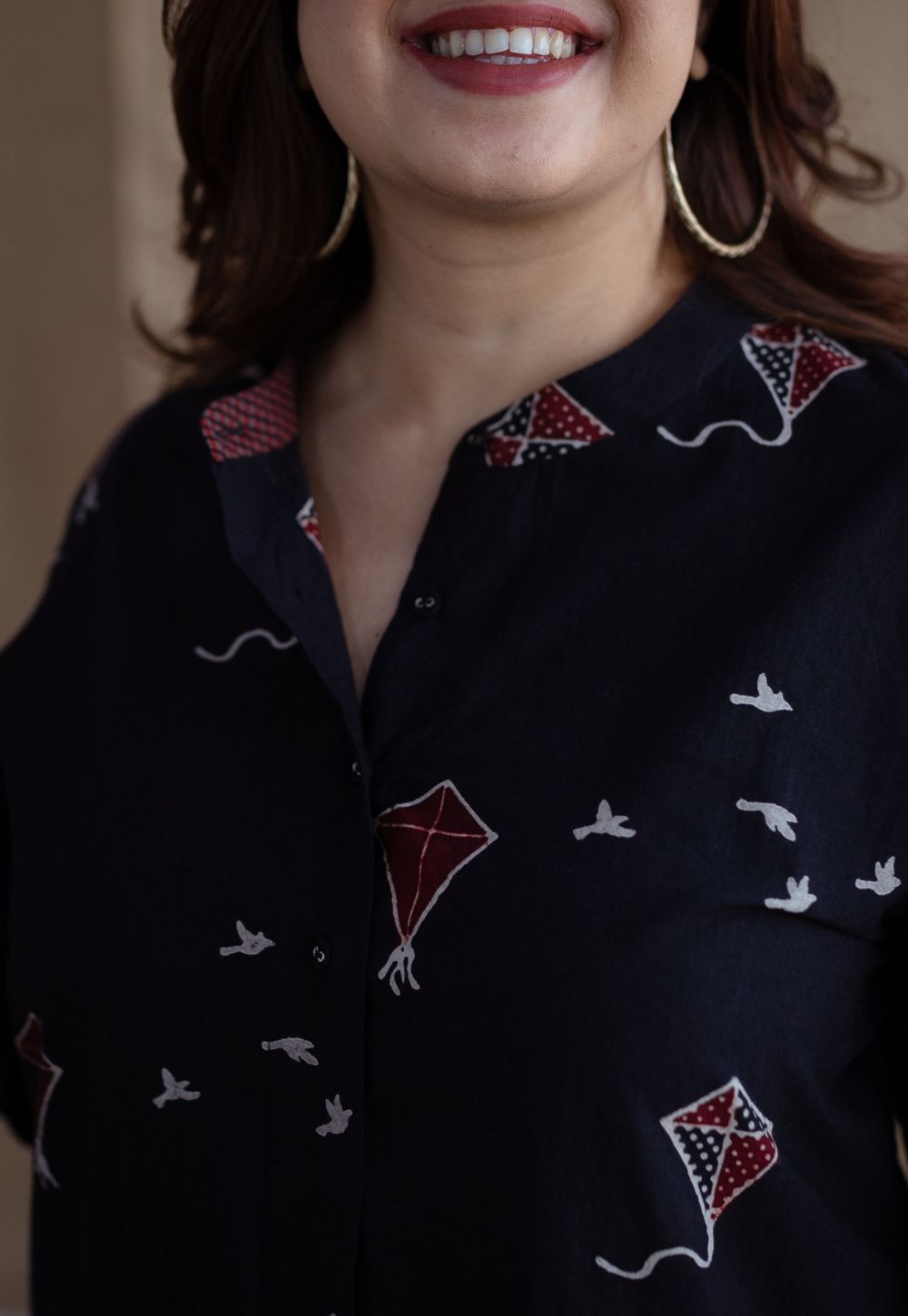 Amdavad Patang Ajrakh Cotton Kurta