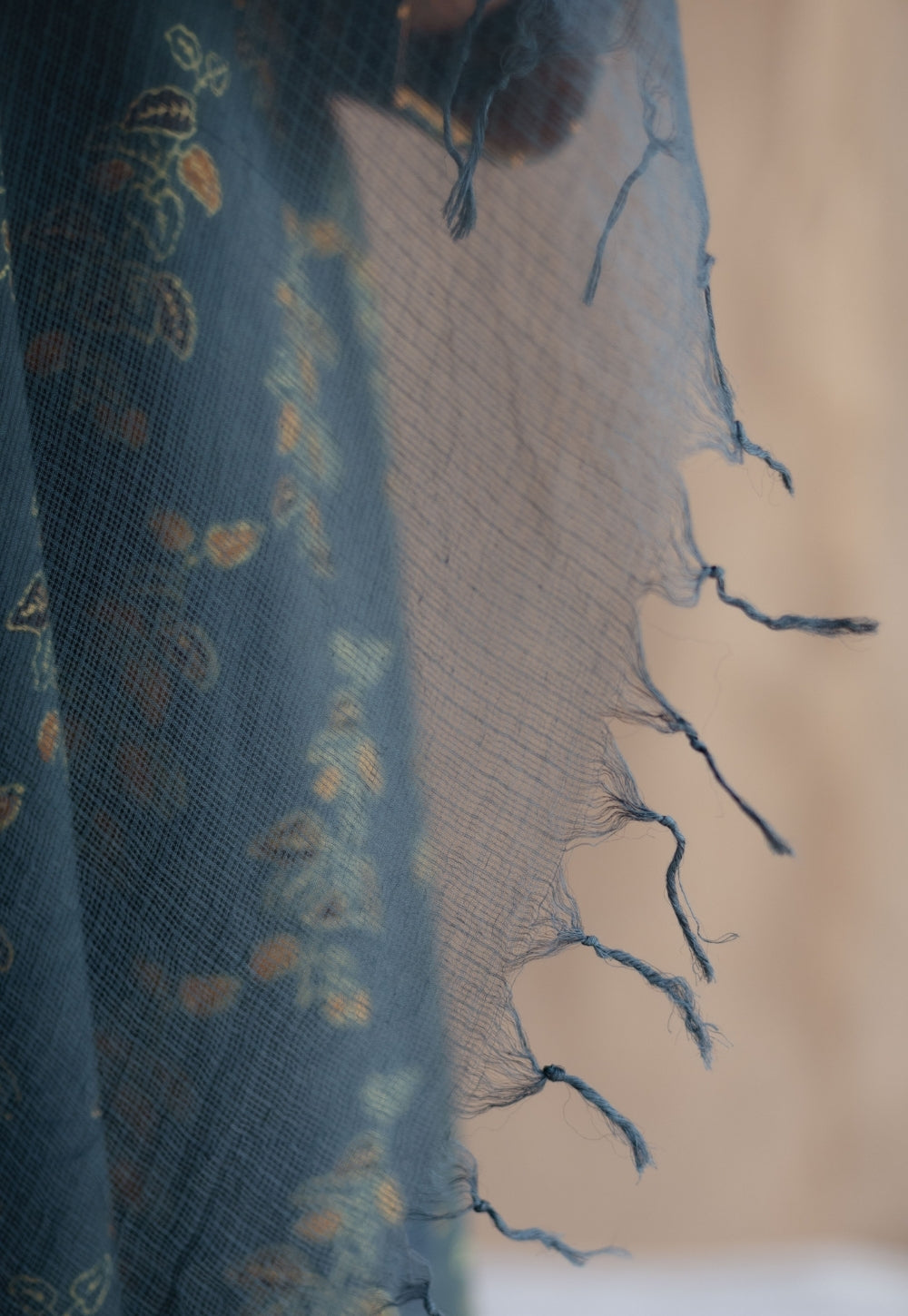Green Solid Kota Doria Cotton Dupatta