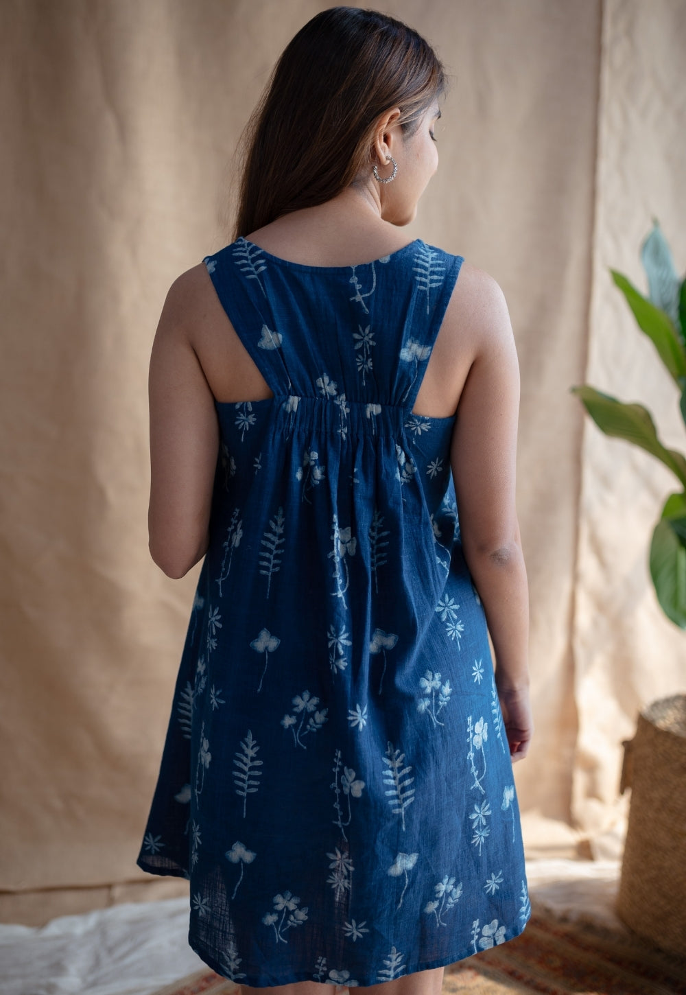 Inam Dabu Slub Cotton Dress
