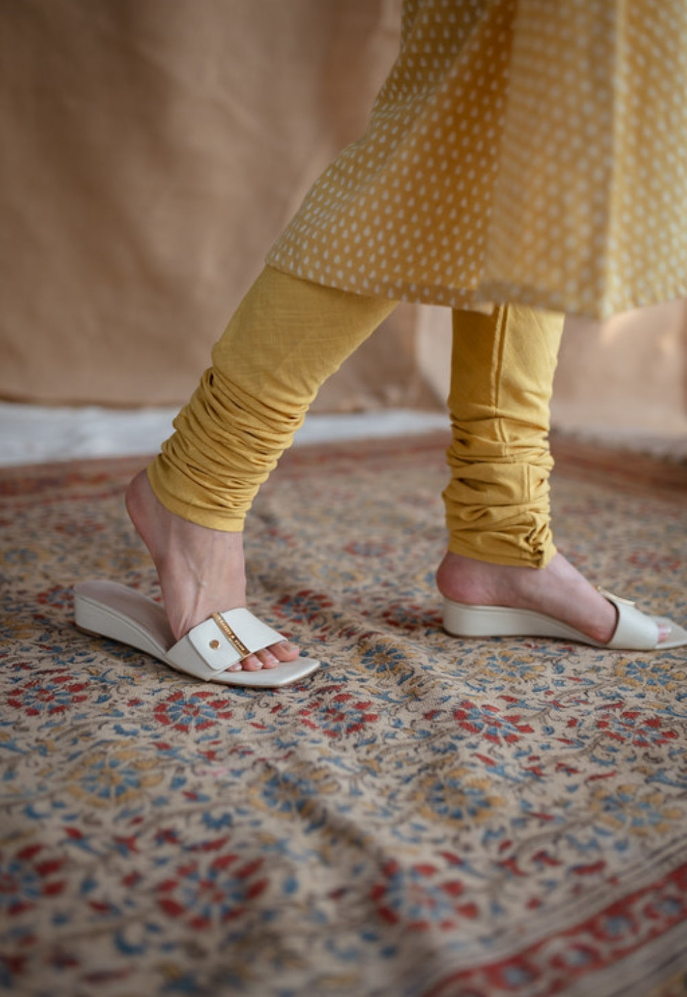 Saeda Slub Cotton Churidar