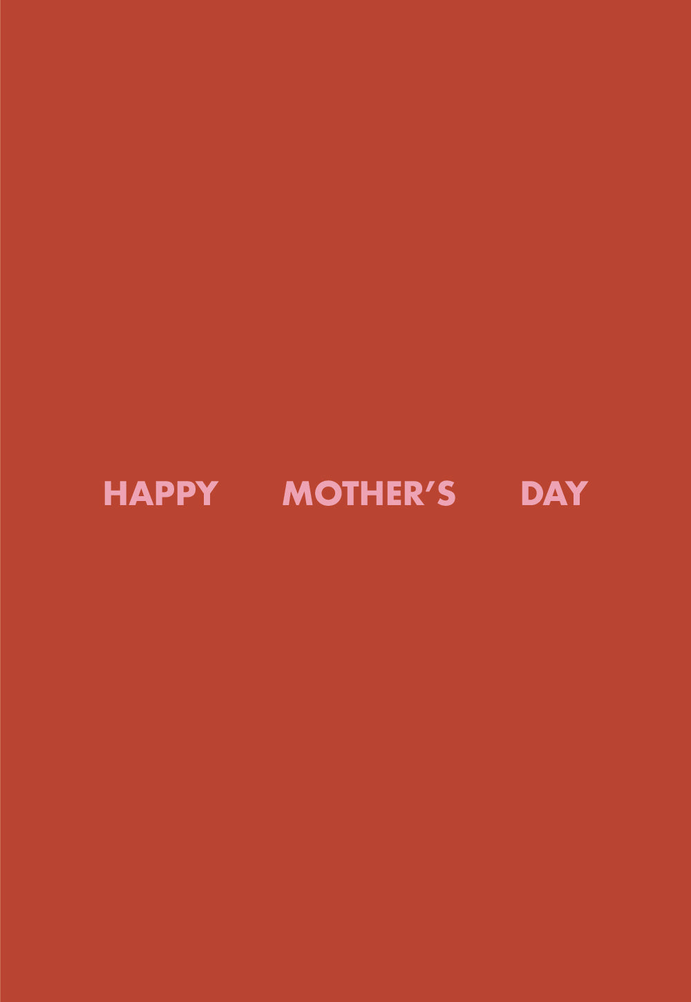 Mother's Day Gift Card