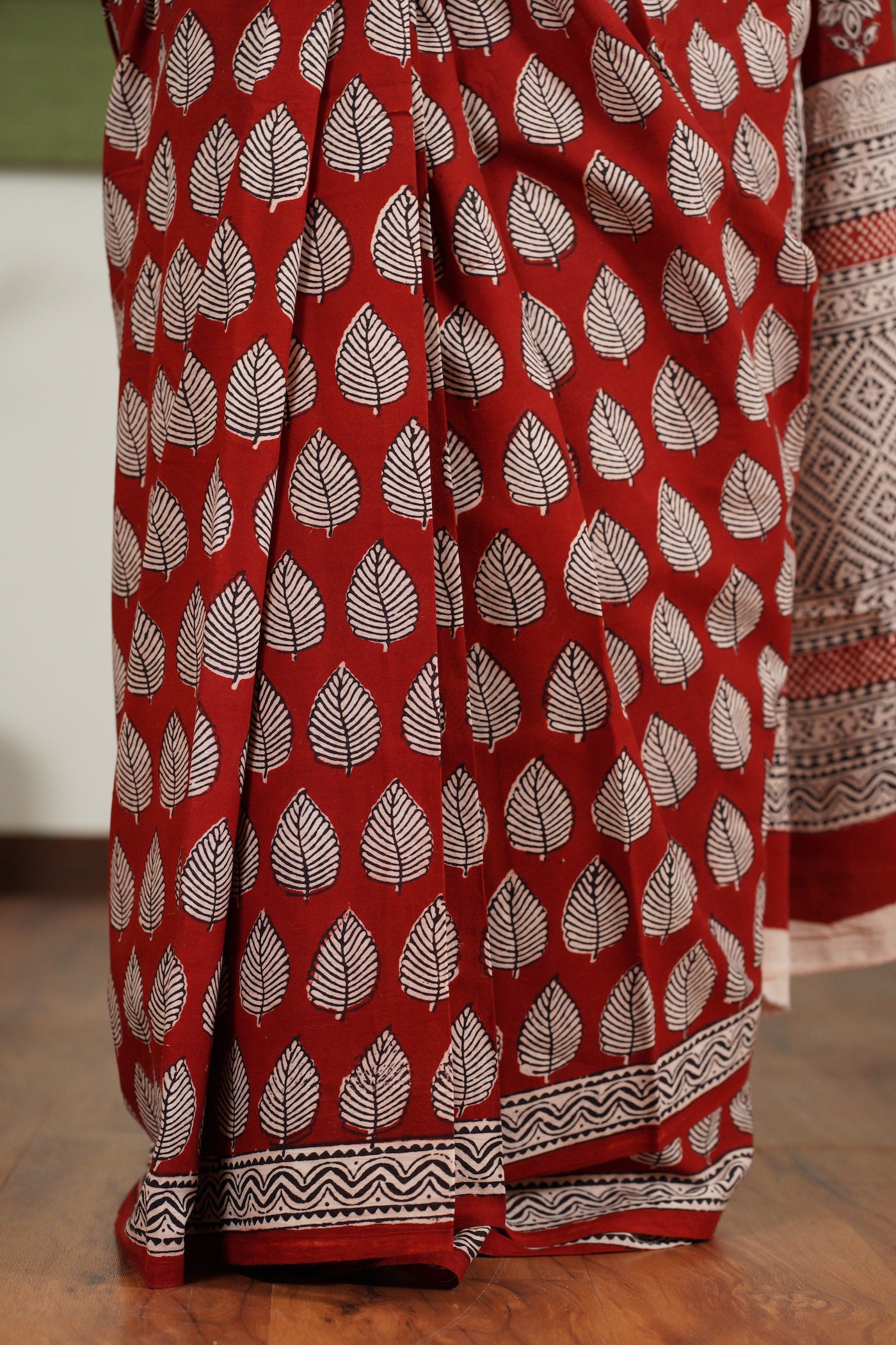 Bagh Hand Block Printed Cotton Saree